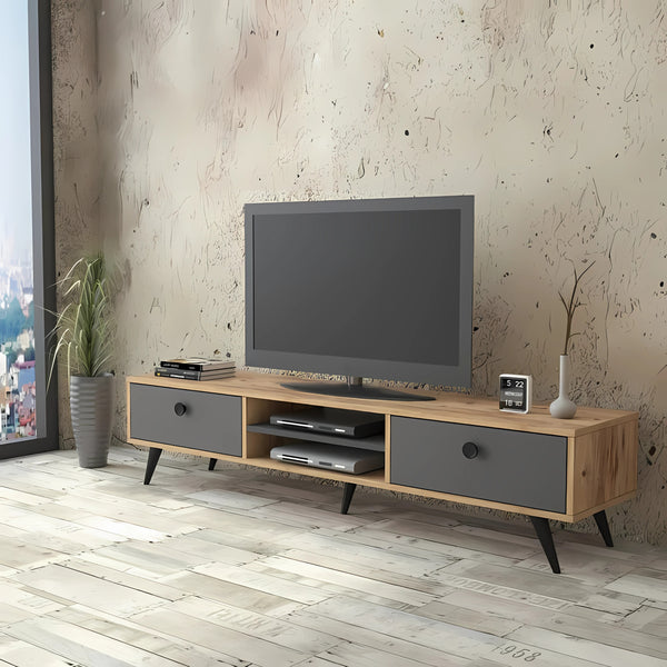 Woody Gray TV Unit