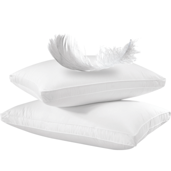 Natural duck feather pillow