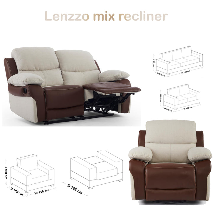 janssen Lenzzo mix recliner -  كرسي يانسن لينزو مكس